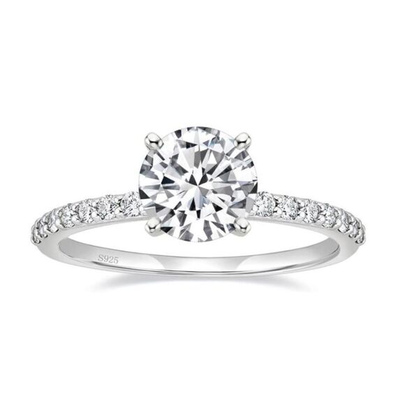 1.25ct Carat Emerald Cubic Zirconia Ring